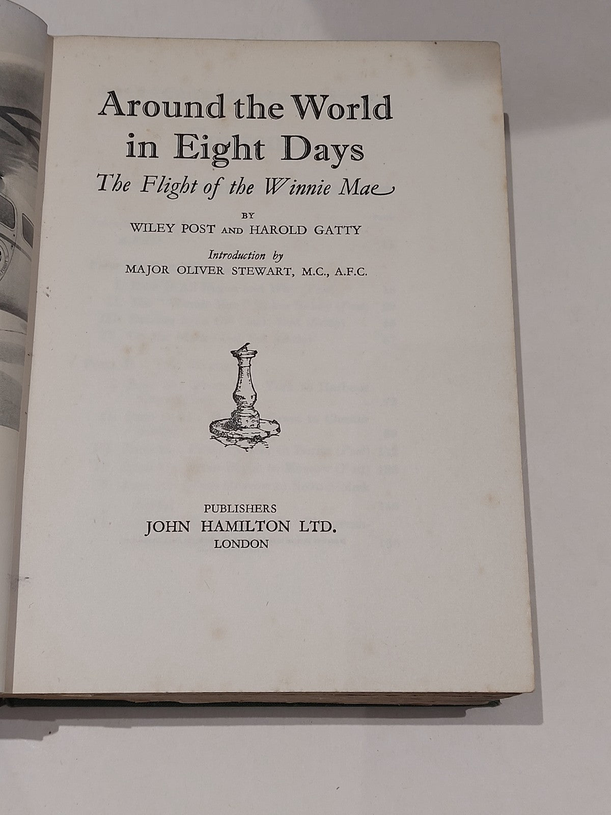 Around the World in Eight Days - The Flight of the Winnie Mae 1st Ed hb book 84