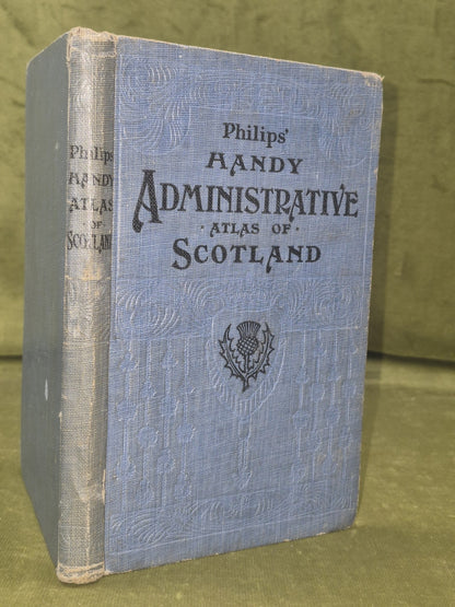 Administrative Atlas of Scotland Philip's 1909 County Maps0