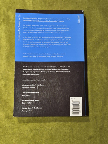 Paul Keres: The Road to the Top 1996 paperback1