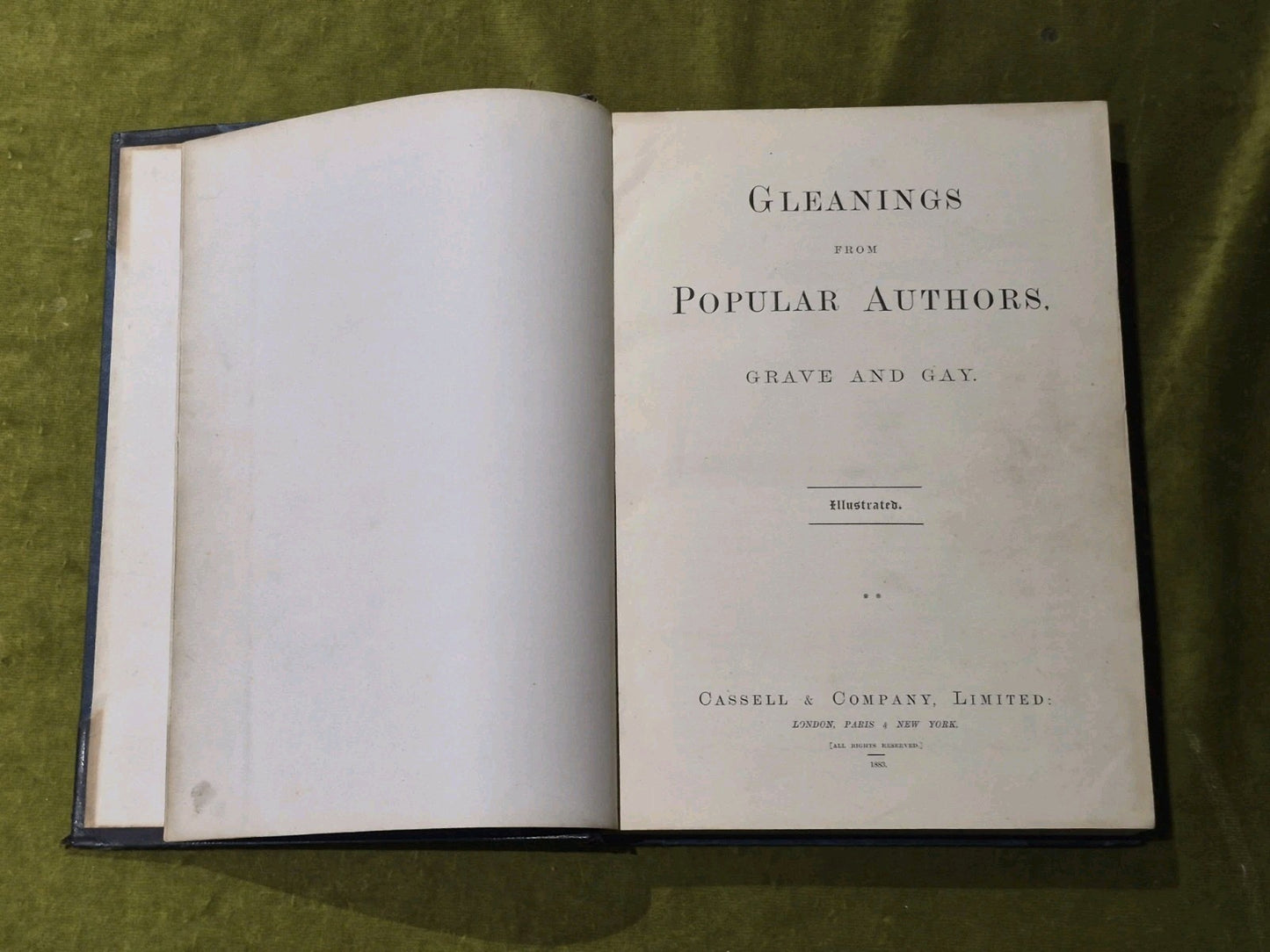 Gleanings from Popular Authors Grave and Gay Vols 1 & 2 - 1882 1st Ed3