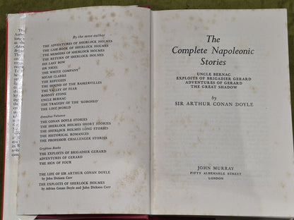 DOYLE, ARTHUR CONAN The complete Napoleonic Stories 1956 First Edition5