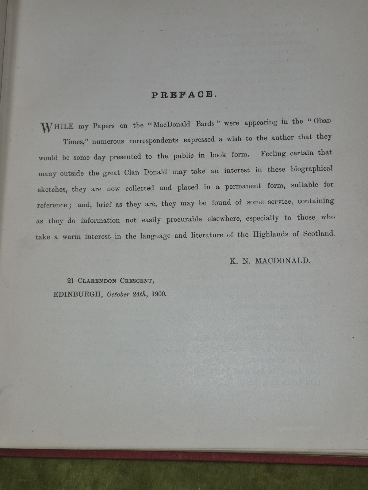 Madconald Bards from Mediaeval Times Keith Norman Macdonald 19004