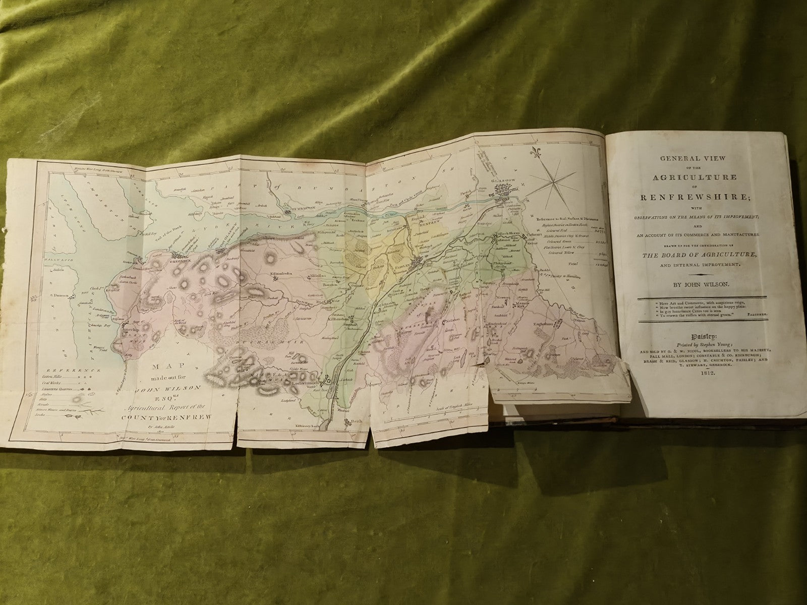 General View Of The Agriculture of Renfrewshire - John Wilson 1812 Hardback4