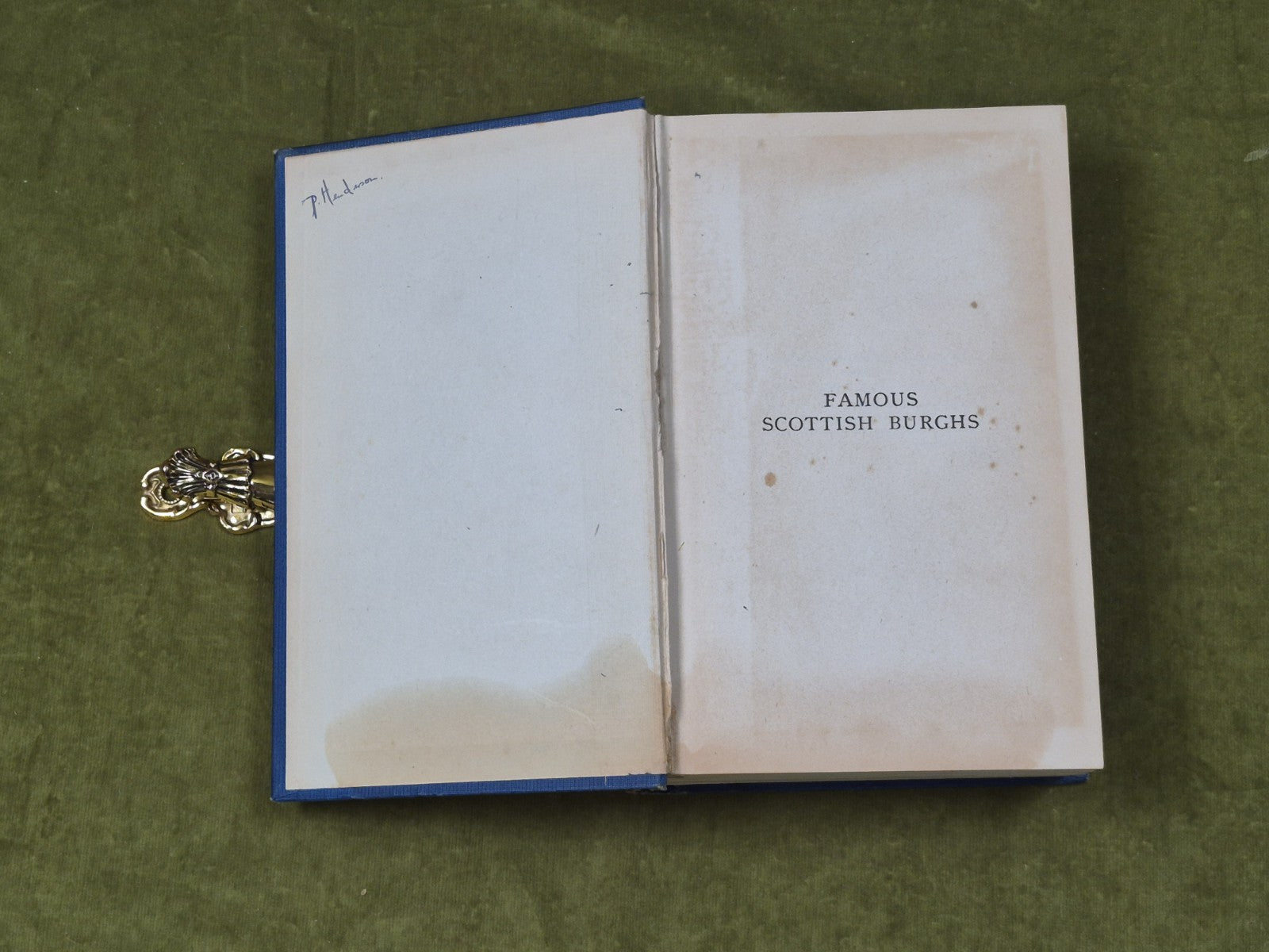 Famous Scottish Burghs Their Romantic Story - George Eyre-Todd , Cranton 19233