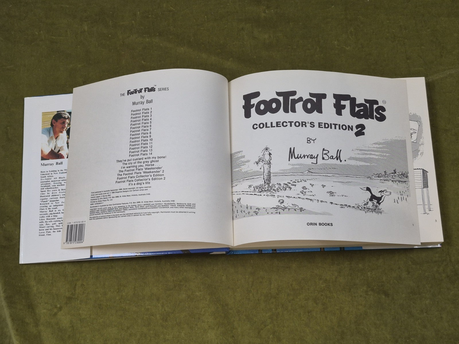Footrot Flats Collector's Edition 2 - Murray Ball , Orin Books 1989 1st HB DJ4