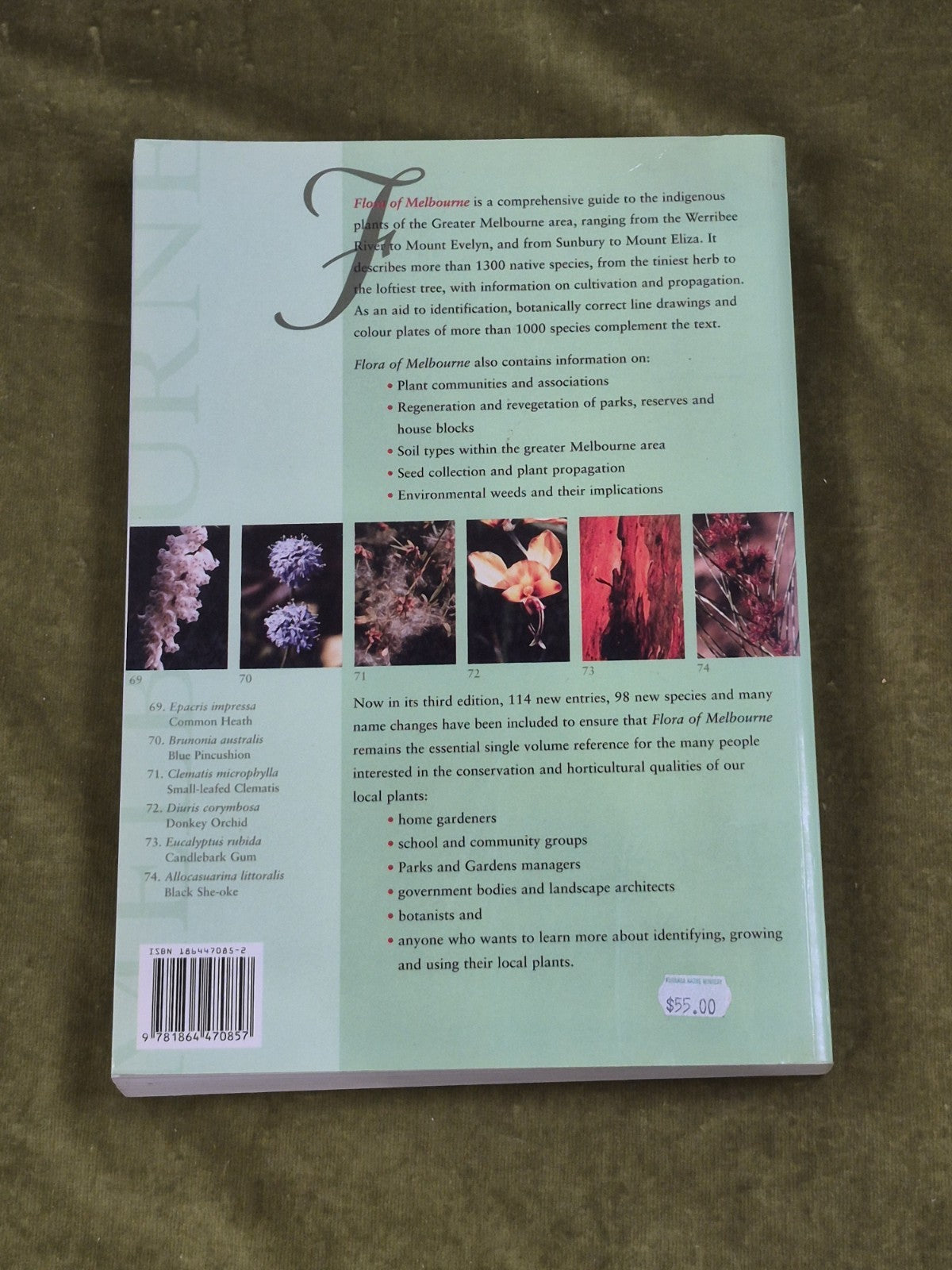 2001 Flora of Melbourne A Guide to the Indigenous Plants 3rd Ed - Hyland Press1