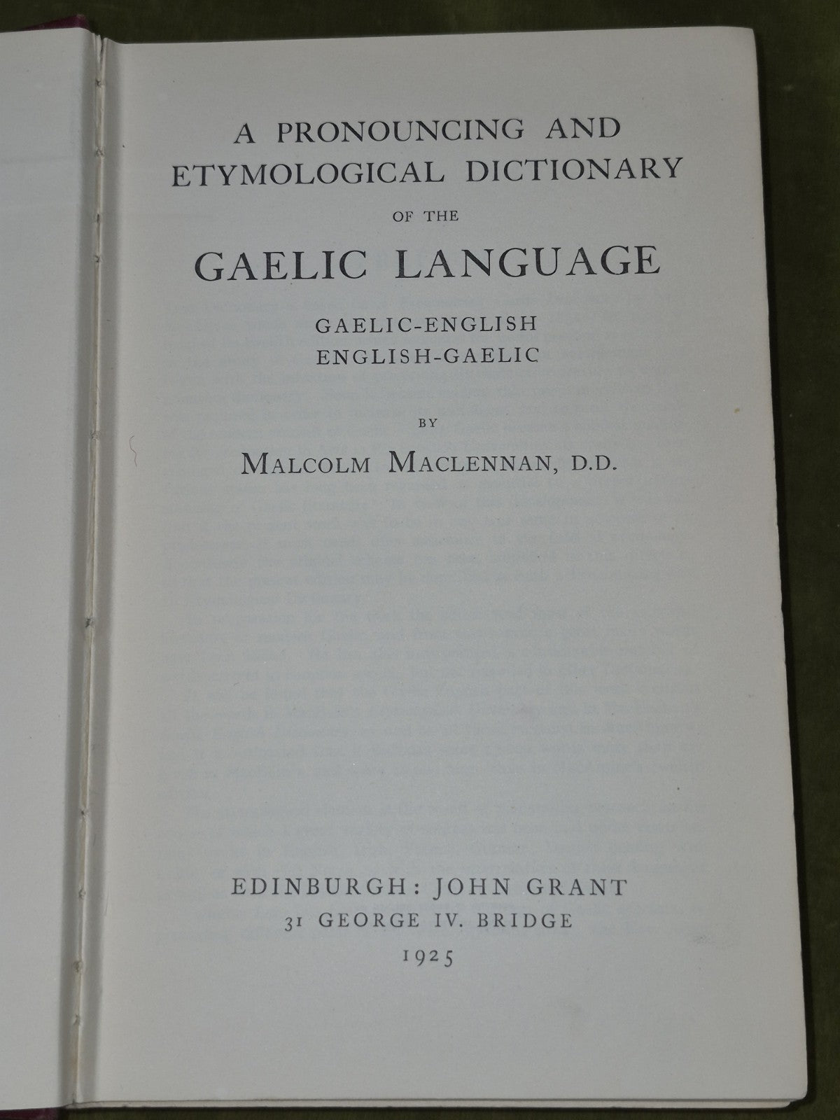 A Pronouncing and etymological dictionary of the Gaelic language 19254