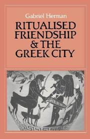 Ritualised Friendship and the Greek City