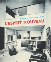 L'esprit Nouveau: Purism in Paris 1918-1925