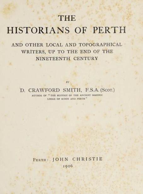 The Historians of Perth