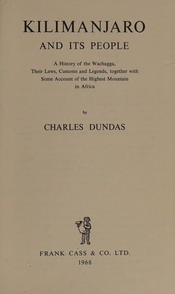 Kilimanjaro and Its People