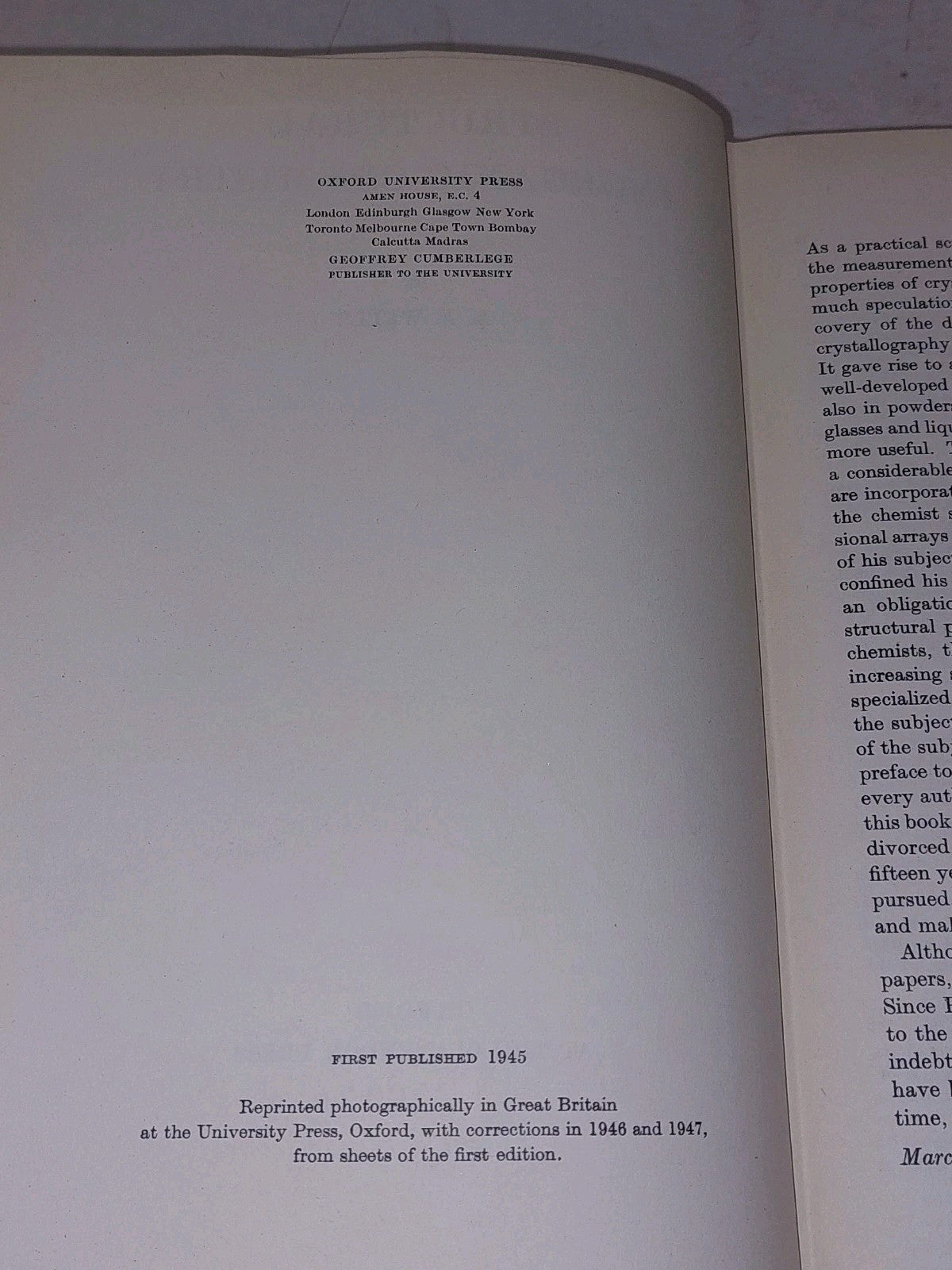 A F Wells Structural Inorganic Chemistry 1945 1st Ed With Dj Hb Book4