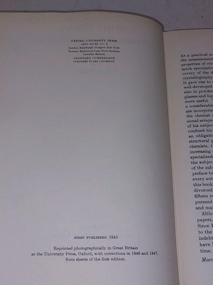 A F Wells Structural Inorganic Chemistry 1945 1st Ed With Dj Hb Book4