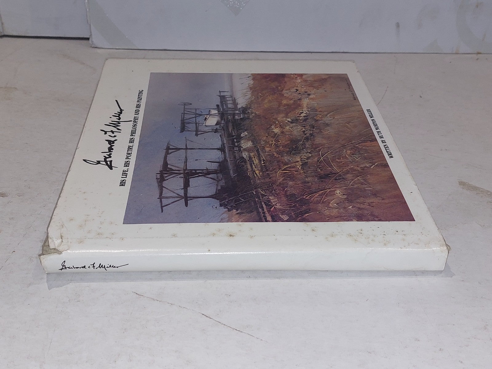 SIGNED Gerhard Miller Door County WI Book ~ Life, Poetry, Philosophy, Paintings1