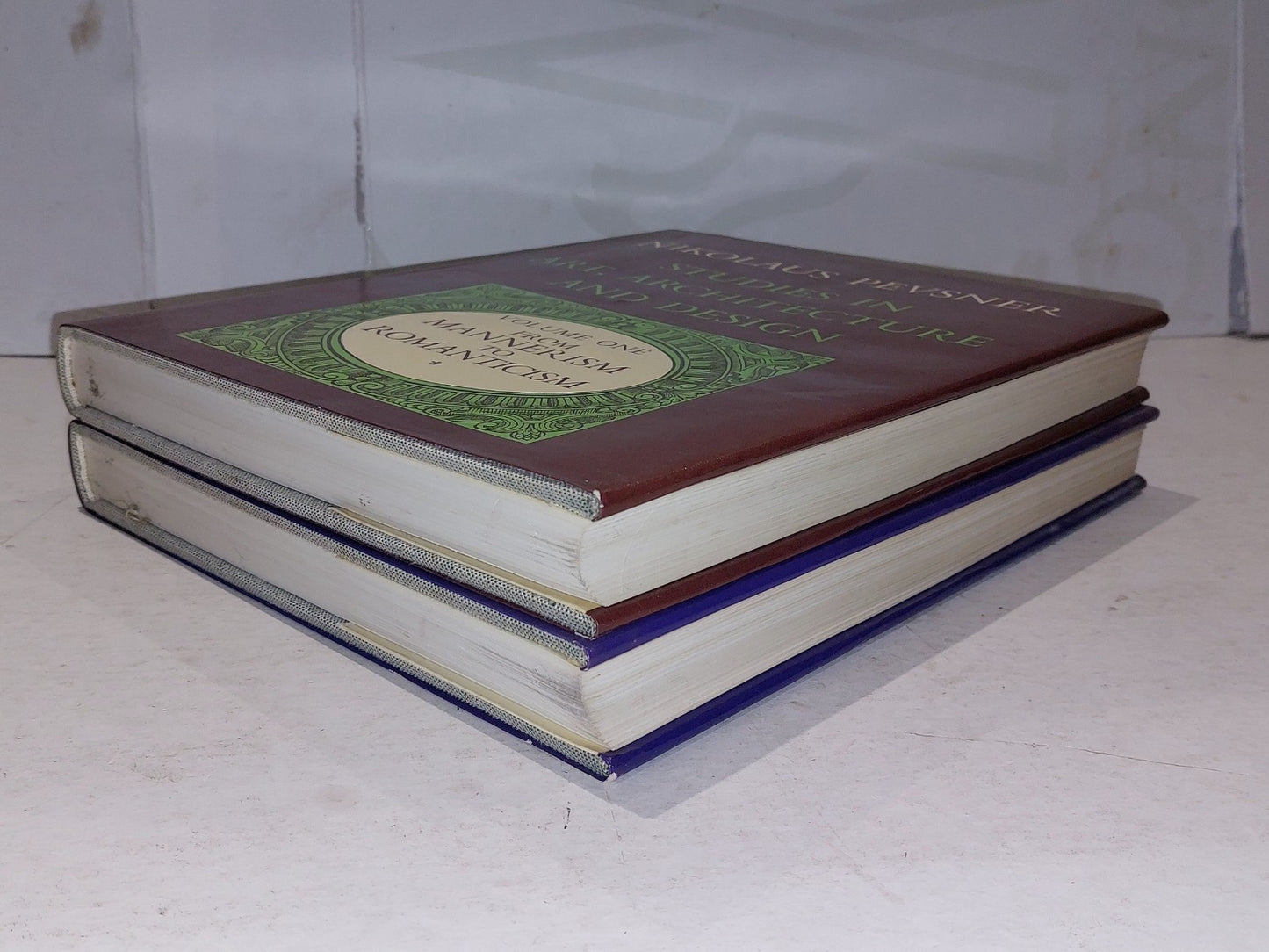 1968 NIKOLAUS PEVSNER, STUDIES IN ART, ARCHITECTURE & DESIGN, Volume 1 & 2 HB10