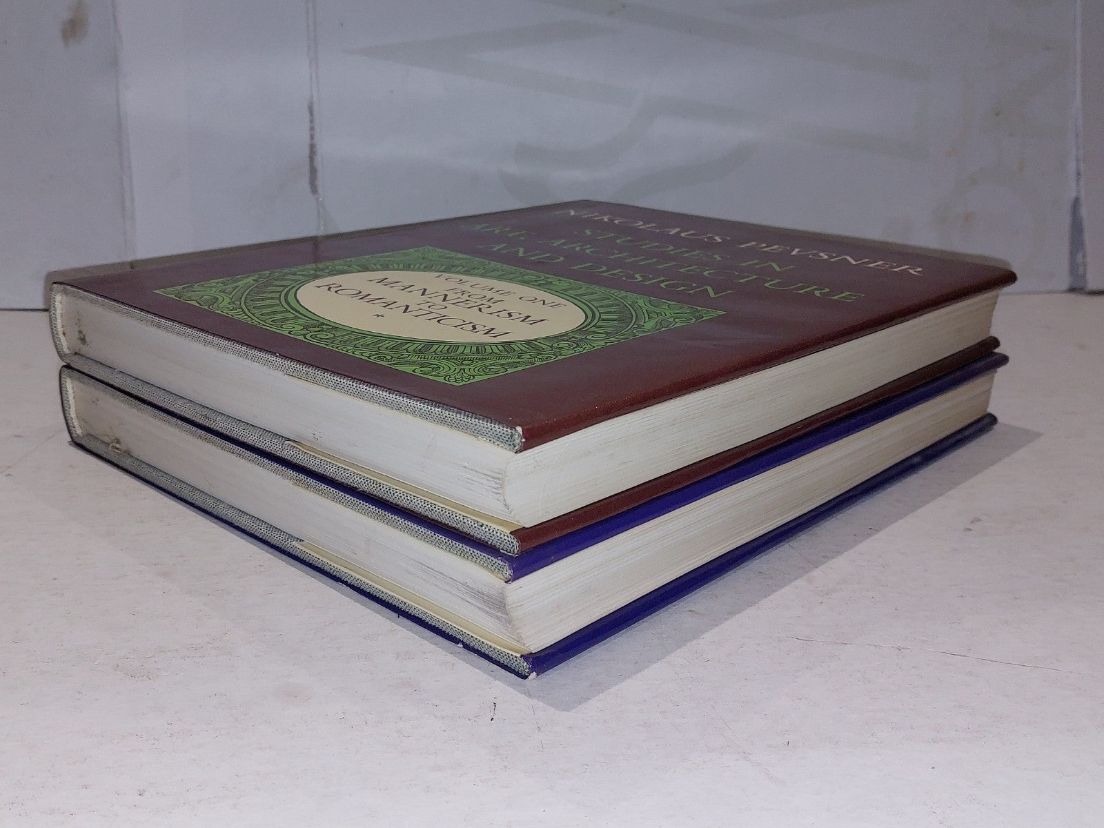 1968 NIKOLAUS PEVSNER, STUDIES IN ART, ARCHITECTURE & DESIGN, Volume 1 & 2 HB10