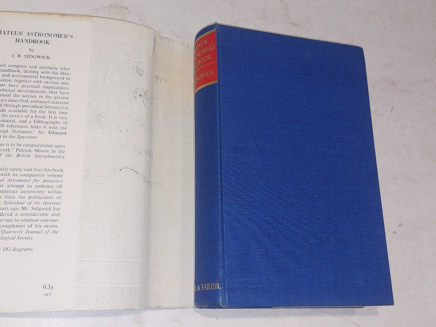 Observational Astronomy & Amateur Astronomer’s Handbook J. B. Sidgwick Hb Books13