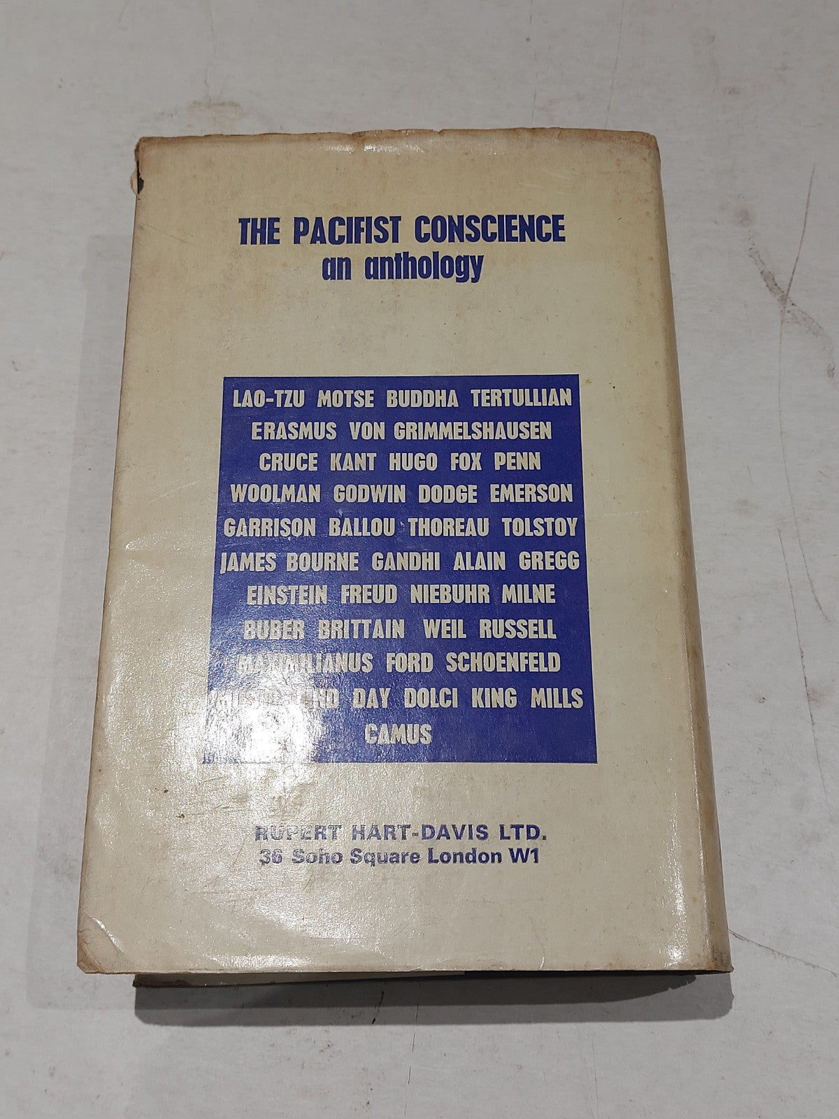 The Pacifist Conscience / Edited by Peter Mayer (1966) First Edition Hb Book2