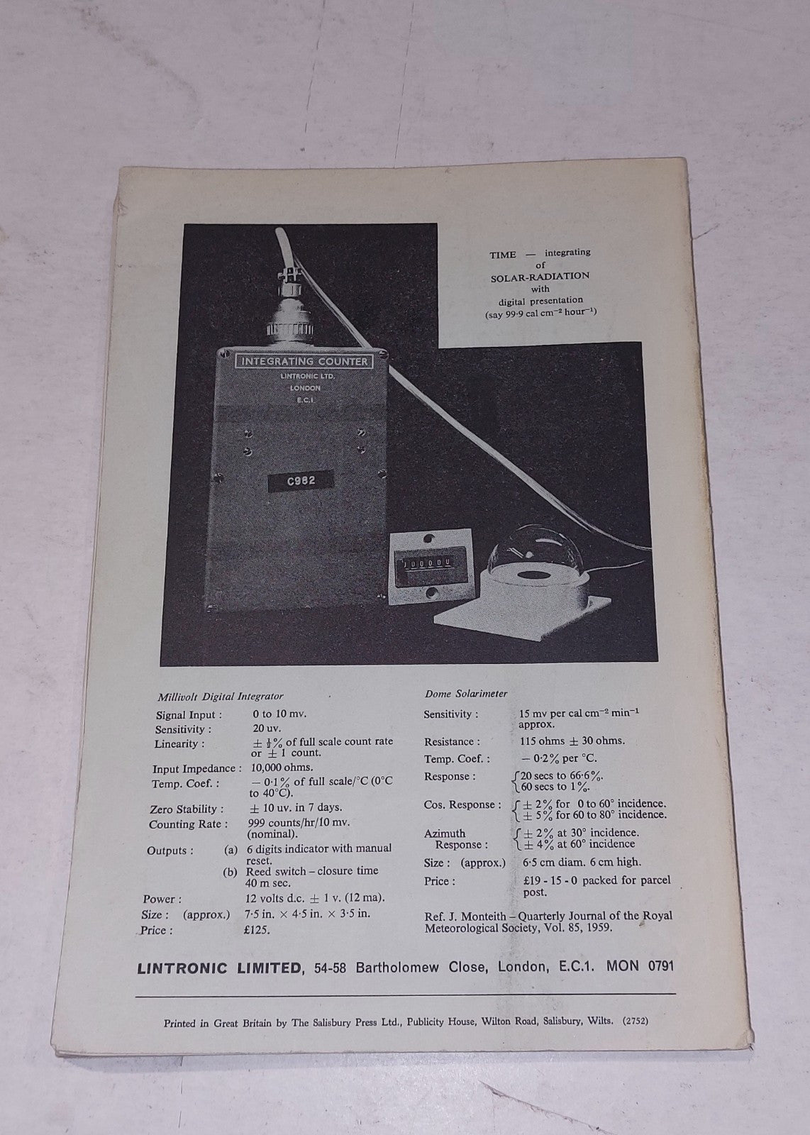 World Climate 8000 to 0 BC Proceedings International Symposium 1966 Pb Book2