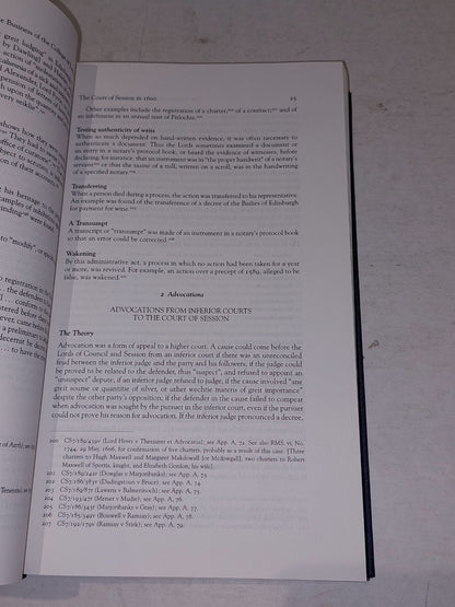 The Business of the College of Justice In 1600,  W. Coutts, 2003, Stair Society.4