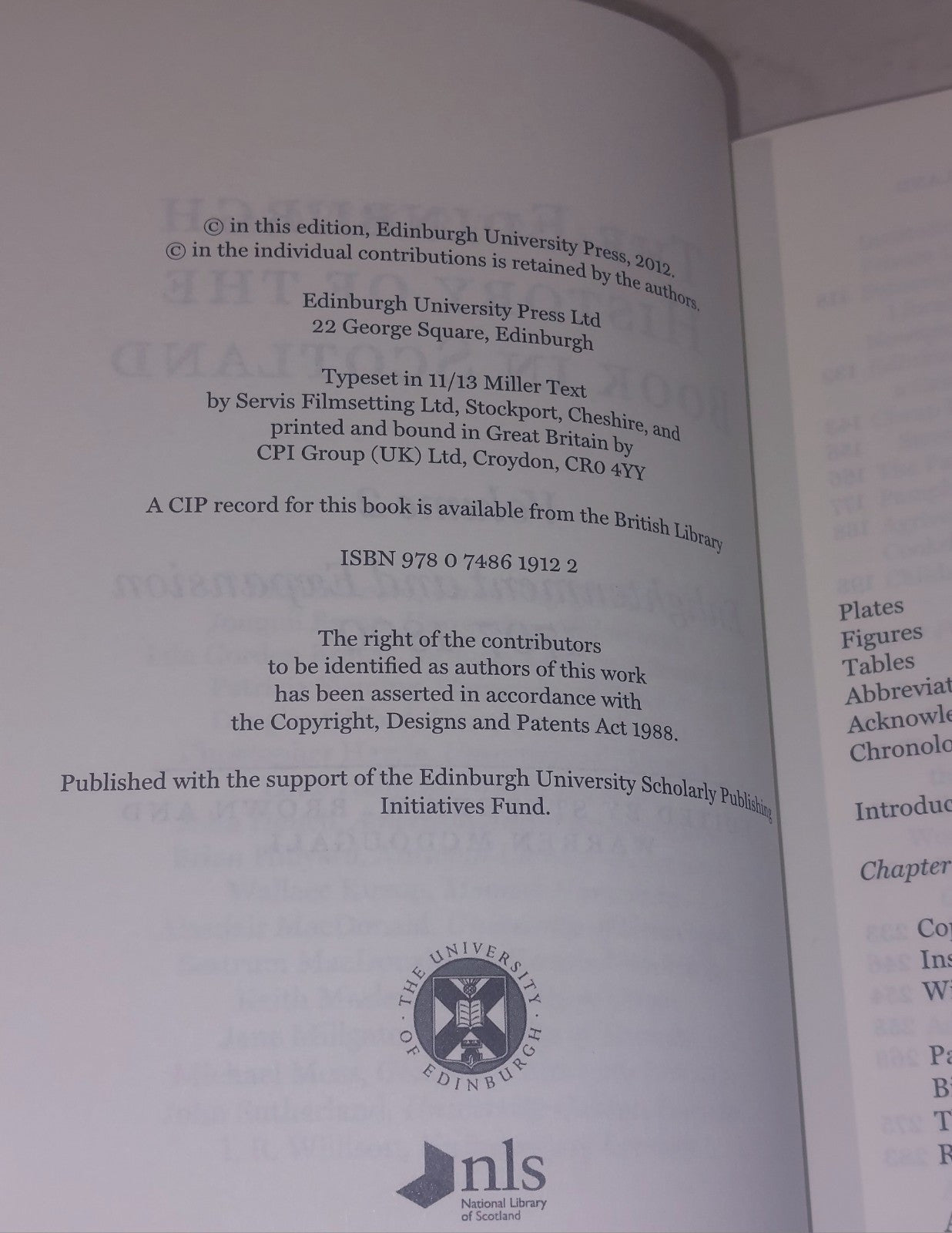 The Edinburgh History of the Book in Scotland [Volume 2] 2012 Hb Book4