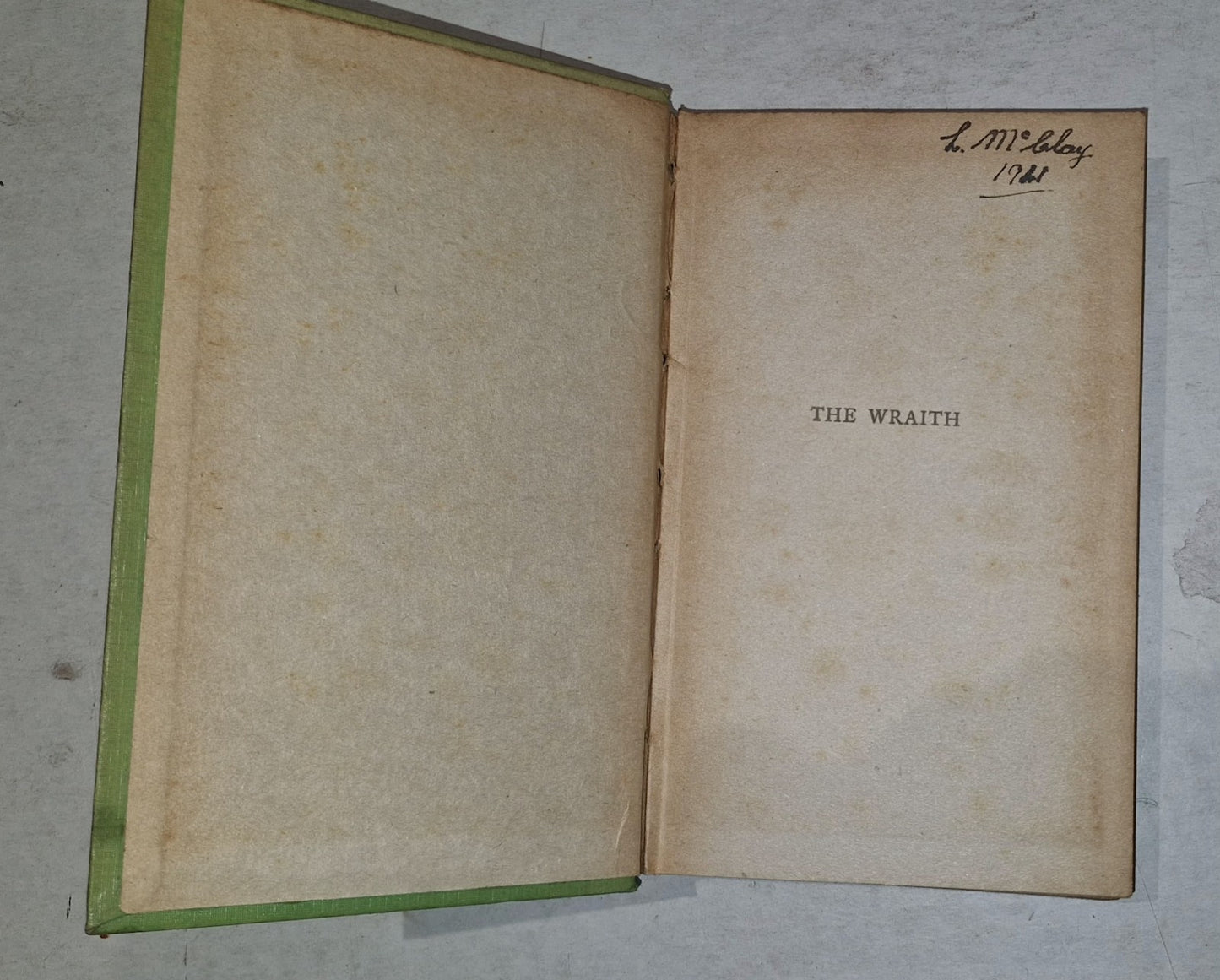 The Wraith by Philip Macdonanld, Literary Press Circa 1938 Vintage Crime Fiction4