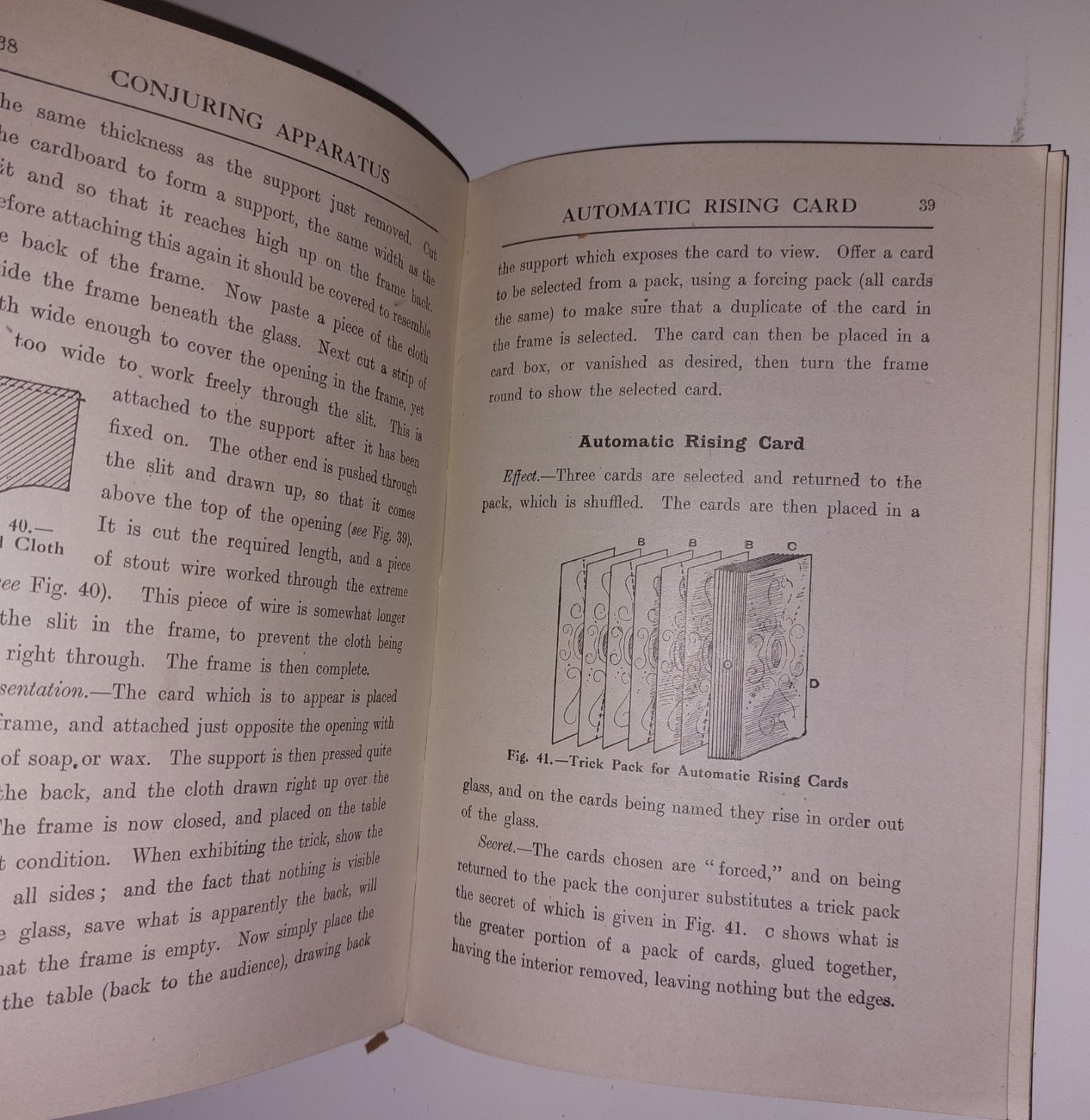 Conjuring Apparatus UpToDate. cassell and Company Ltd magic Work Handbook 191910