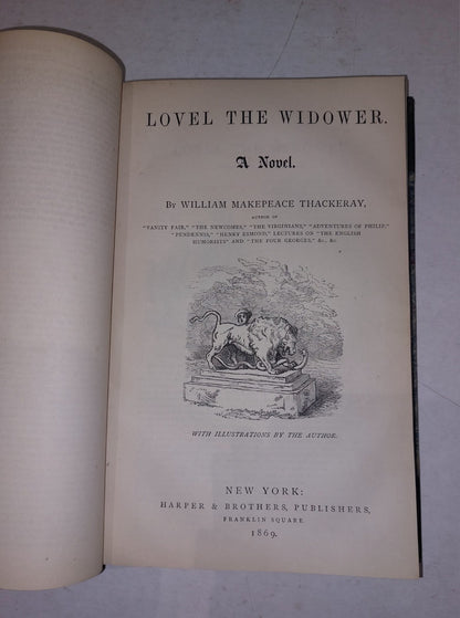 The History Of Henry Esmond & Virginians & Lovel By William Thackeray 1869, 18705