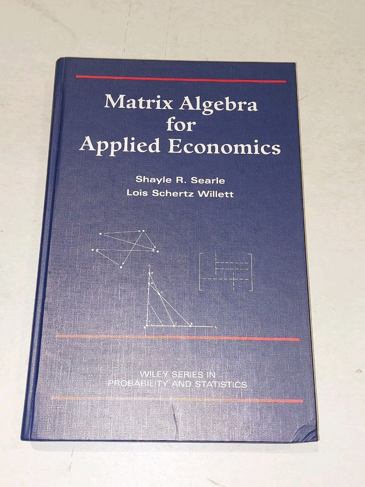 Matrix Algebra for Applied Economics by Searle, Shayle R.; Willett (2001) Hb0