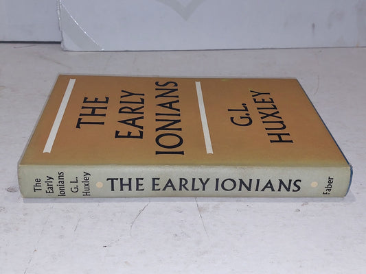The early ionians by G. L. Huxley 1st HB FABER & FABER 19661