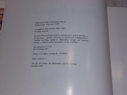 SIGNED Gerhard Miller Door County WI Book ~ Life, Poetry, Philosophy, Paintings5