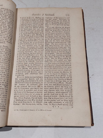 Lives & Characters Of The Officers Of The Crown [Vol.1] 1726, By G. Crawfurd Hb 11