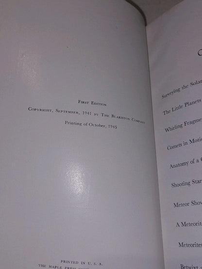 Between The Planets By Fletcher G. Watson (1949) Hb Book5