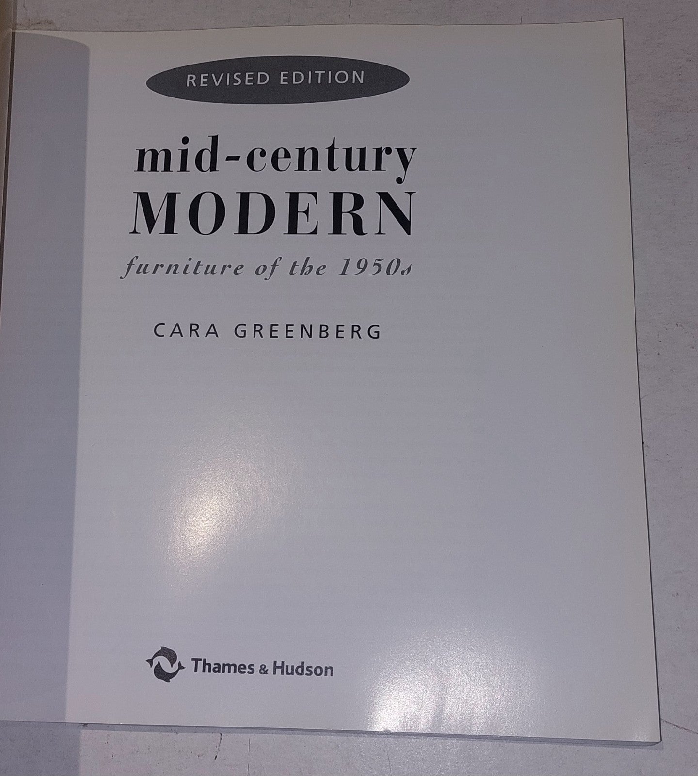 Mid-Century Modern: Furniture of the 1950s, Cara Greenberg, Pb Book3