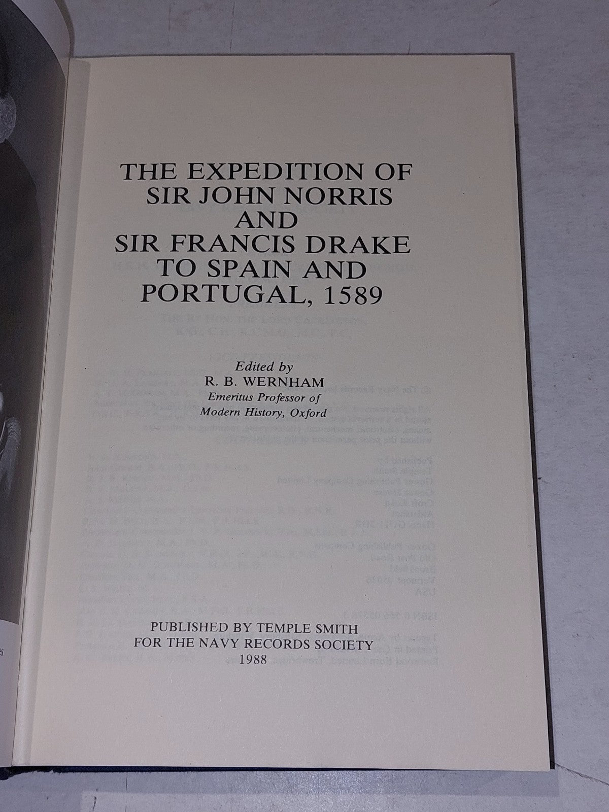 Expedition of Sir John Norris and Sir Francis Drake to Spain and Portugal, 15892