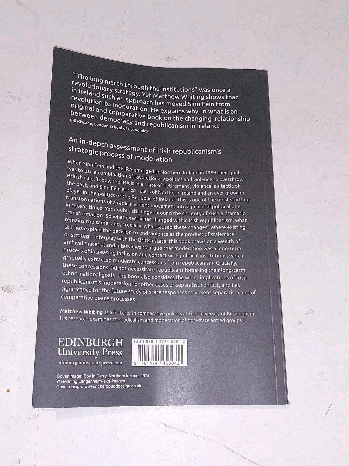 Sinn Féin and the IRA: From Revolution to Moderation by Whiting, Matthew Pb Book2