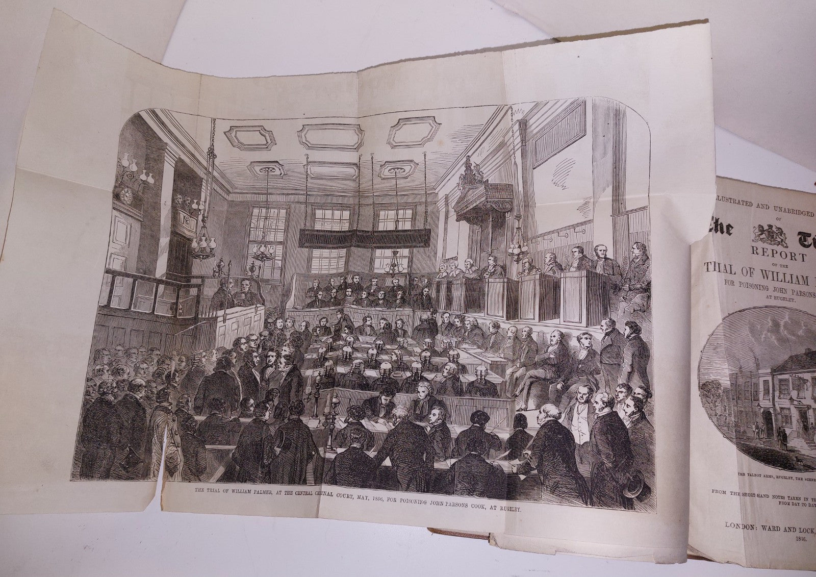 TRIAL OF WILLIAM PALMER, WARD & LOCK, Times Report. 1856, 1st Ed. HB Illustrated9