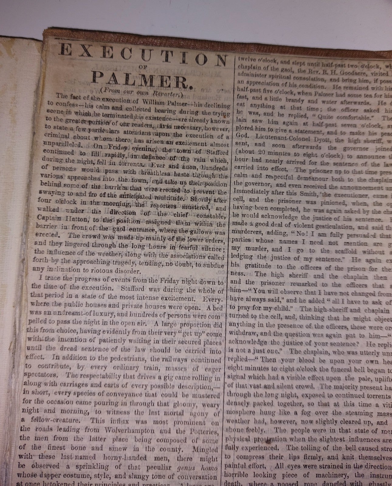 TRIAL OF WILLIAM PALMER, WARD & LOCK, Times Report. 1856, 1st Ed. HB Illustrated21