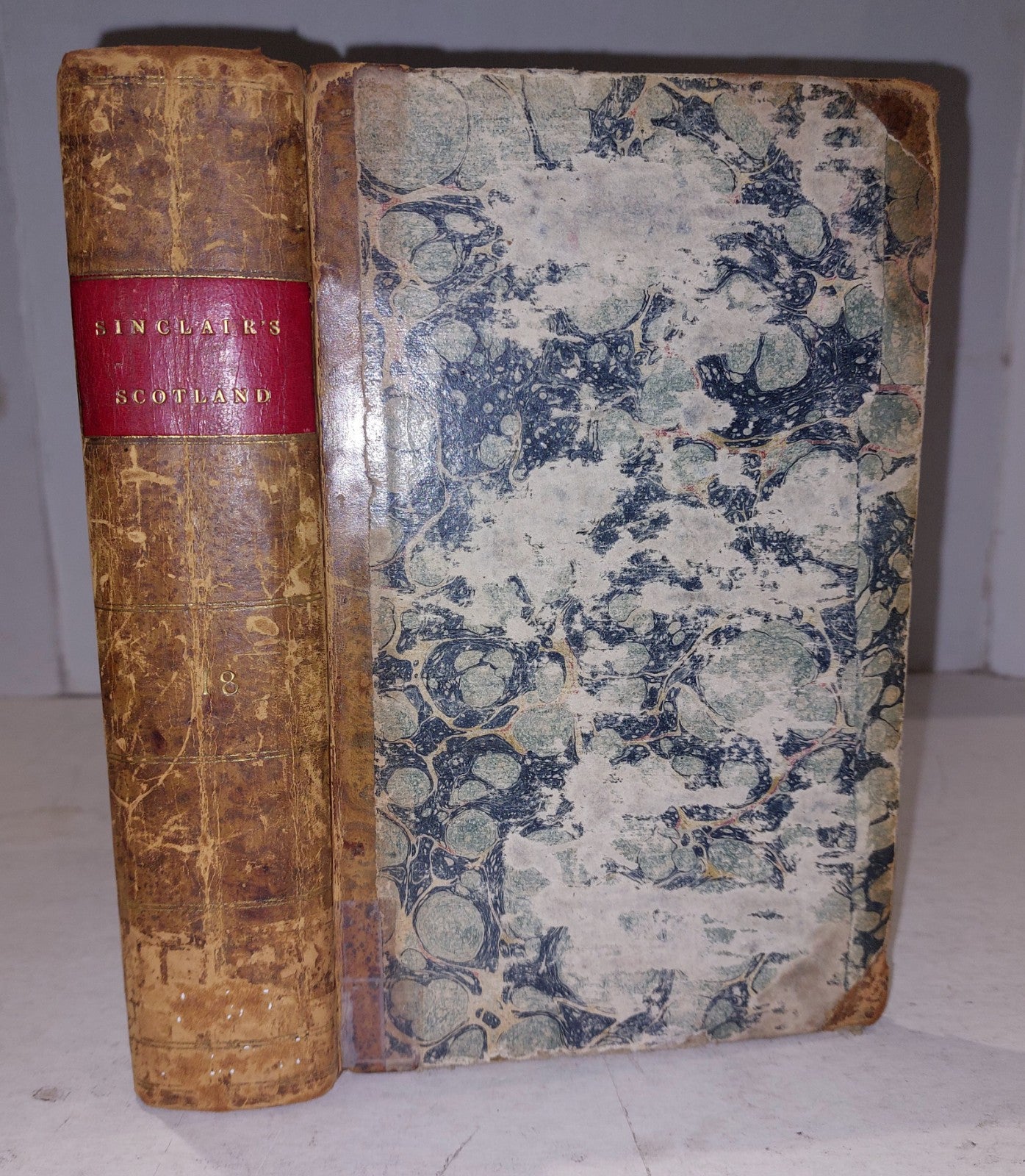 statistical account of scotland by john sinclair 1796 [Vol. 18] Hb Book0