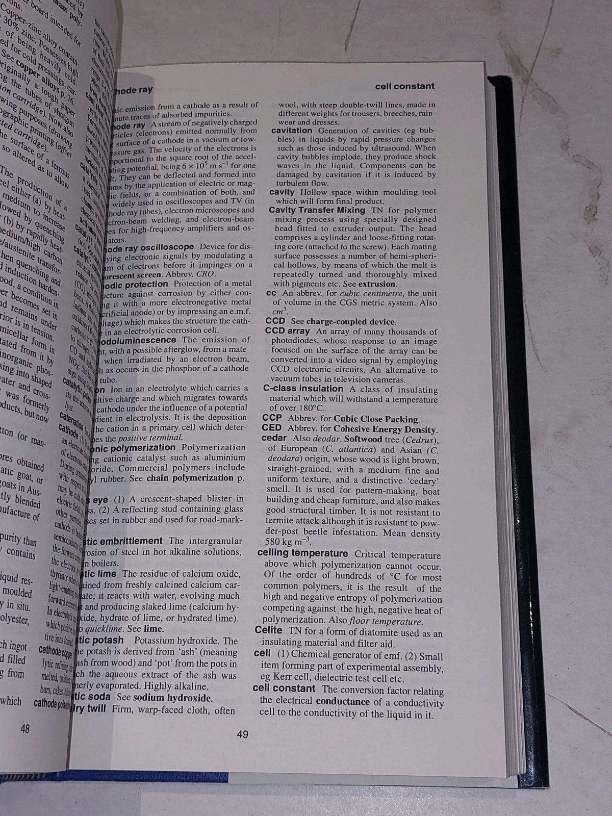 Chambers Materials Science & Technology Dictionary, Peter Walker (1993) Hb Book5