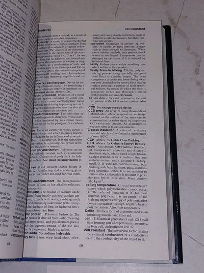 Chambers Materials Science & Technology Dictionary, Peter Walker (1993) Hb Book5