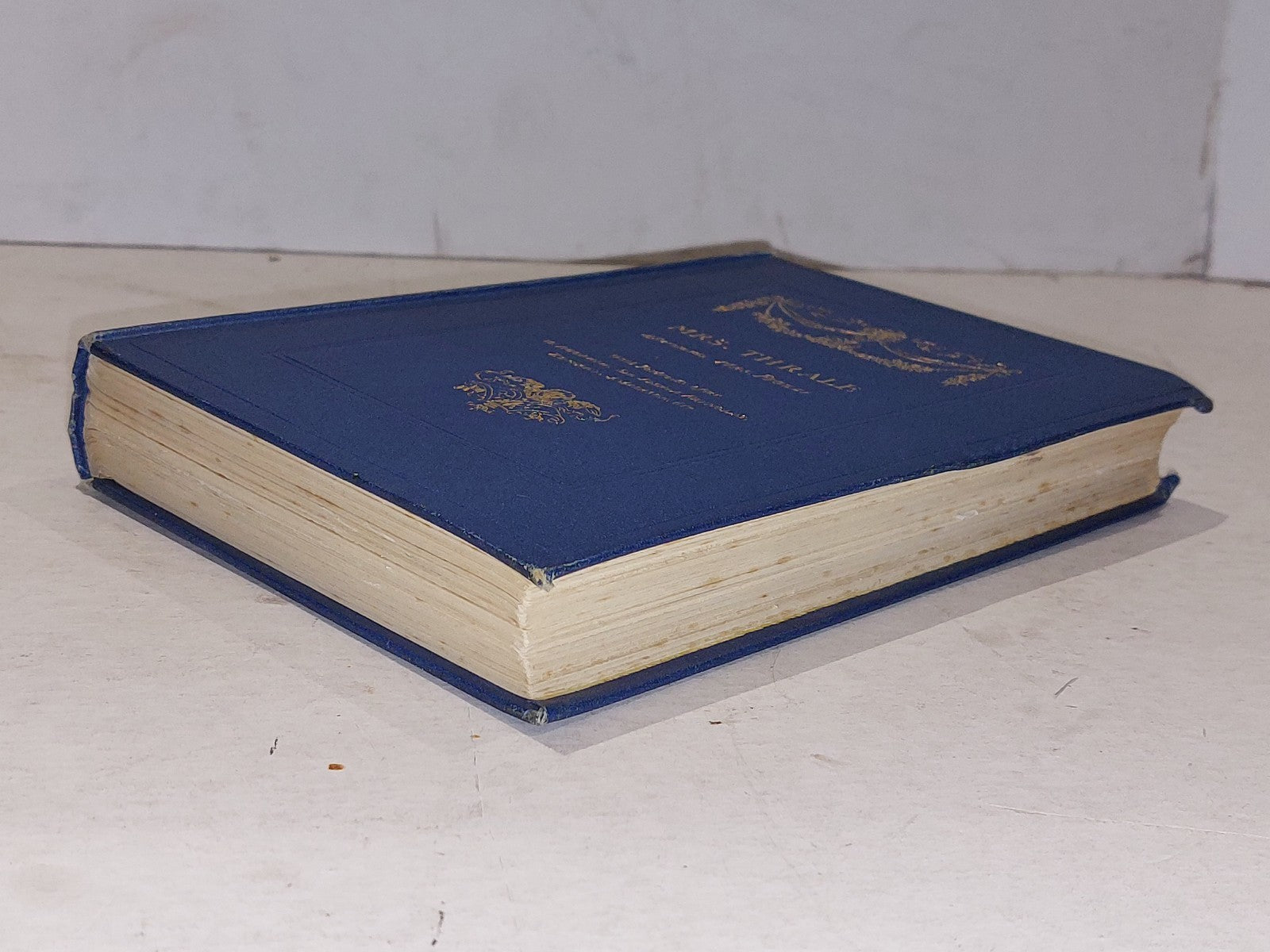 SEELEY, L. B. (LEONARD BENTON) (18311893) Mrs. Thrale (1891) Hb Book6