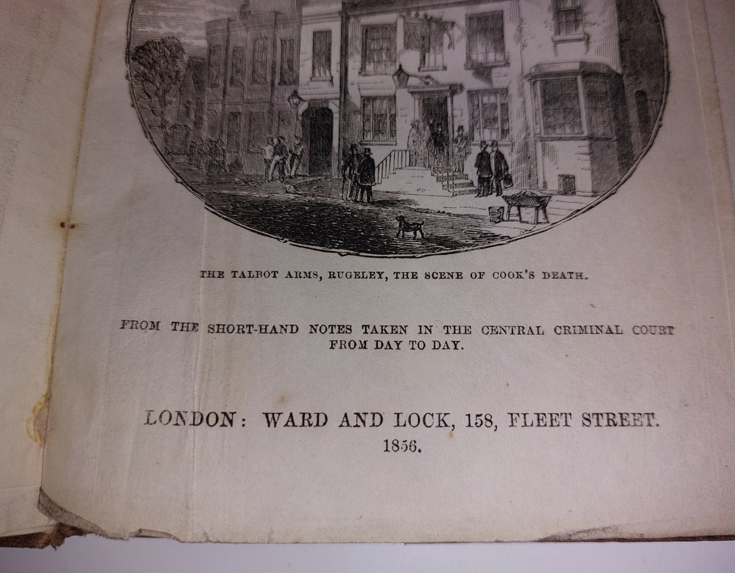 TRIAL OF WILLIAM PALMER, WARD & LOCK, Times Report. 1856, 1st Ed. HB Illustrated11