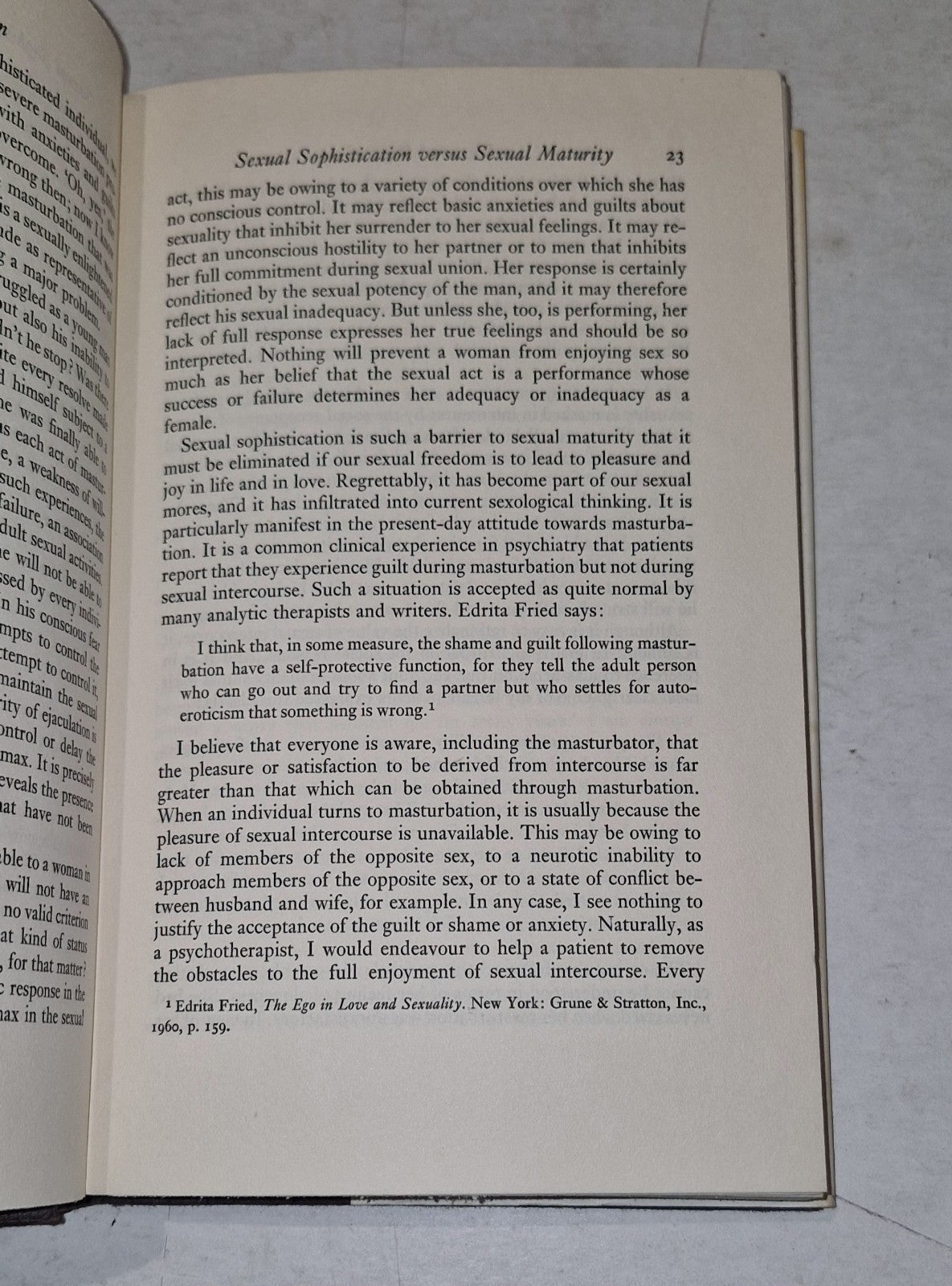Love and Orgasm by Alexander Lowen HC Dust Jacket (1966) Staple Press Hb Book6