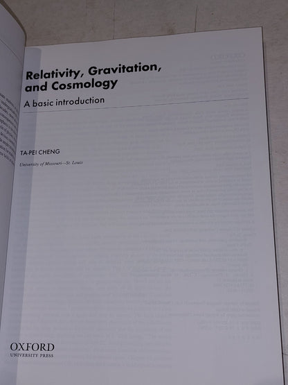 Relativity, Gravitation, and Cosmology: A Basic Introduction...  Cheng, TaPei2