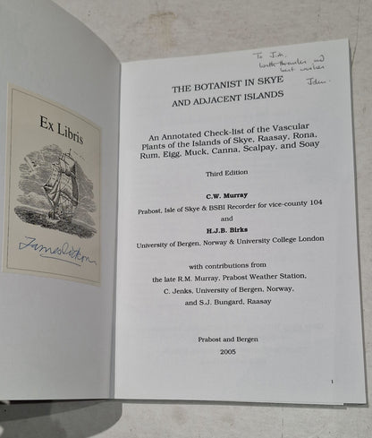 The Botanist In Skye And Adjacent Islands By C. W. Murray & H. Birks (2005) Pb 3
