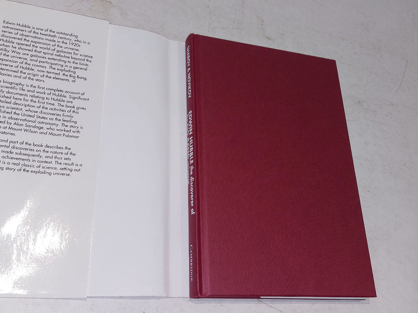 Edwin Hubble, The Discoverer of the Big Bang Universe (1993) Hb Book2