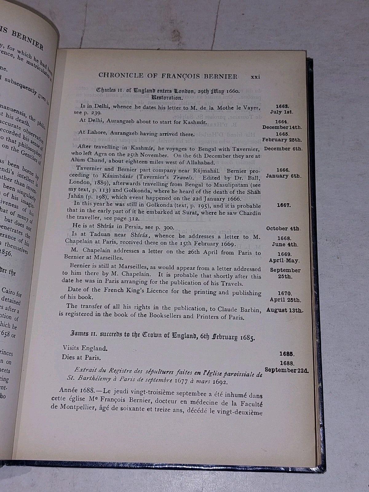 Francois Bernier.  Bernier's Travels in the Mogul Empire (Hardcover) 1914 Oxford4