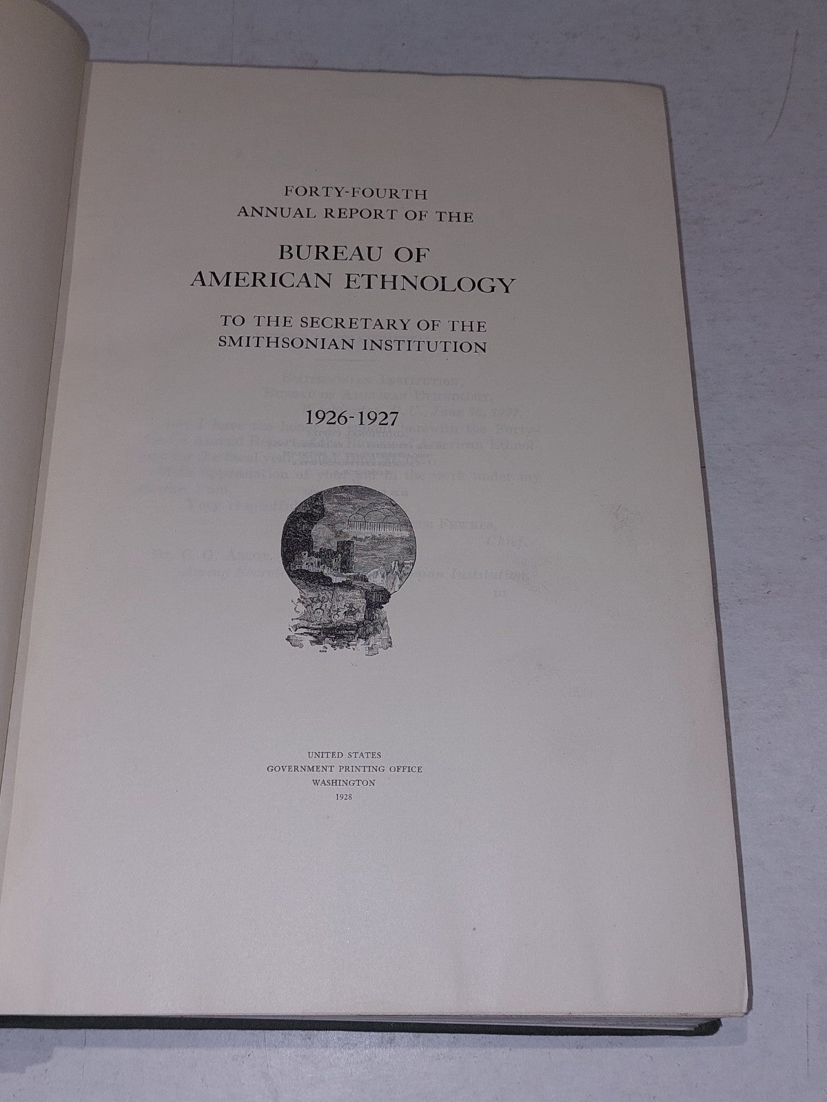 BUREAU OF AMERICAN ETHNOLOGY 44th Annual report of the Bureau 1926 - 27 4