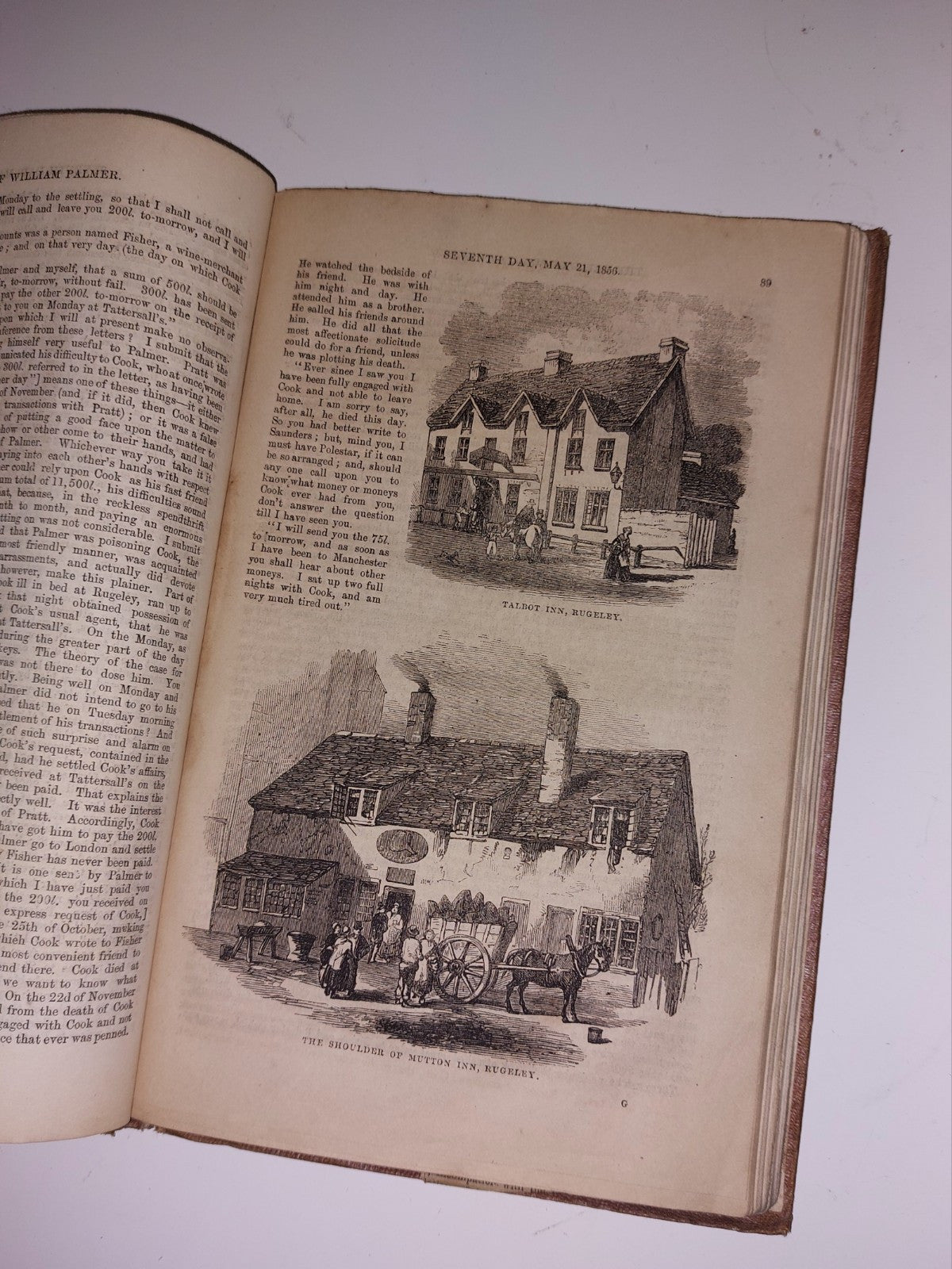 TRIAL OF WILLIAM PALMER, WARD & LOCK, Times Report. 1856, 1st Ed. HB Illustrated17